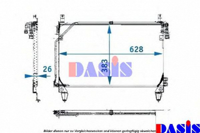 AKS DASIS 121910n -  Конденсатор, кондиционер